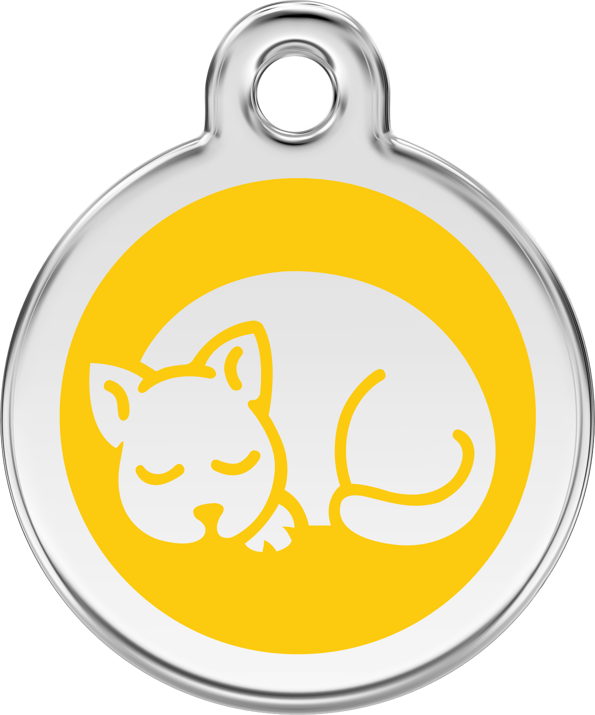 Pet Identification Tag | Kitten - yellow