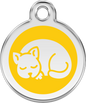 Pet Identification Tag | Kitten - yellow