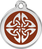 Pet Identification Tag | Tribal Arrows - brown