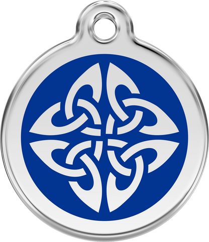 Pet Identification Tag | Tribal Arrows - blue