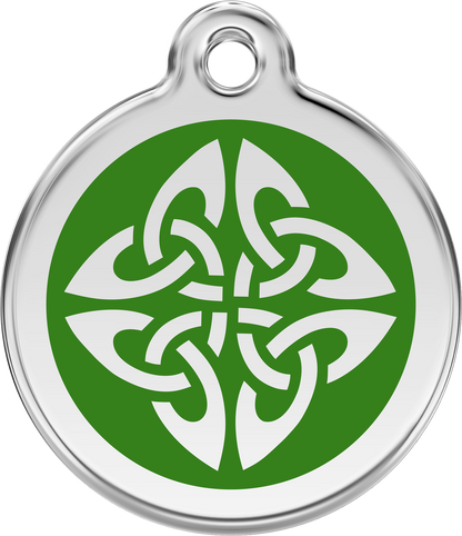 Pet Identification Tag | Tribal Arrows - green