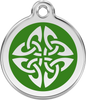 Pet Identification Tag | Tribal Arrows - green