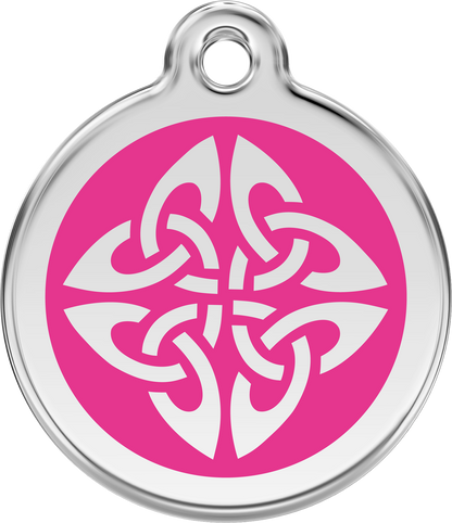 Pet Identification Tag | Tribal Arrows - pink