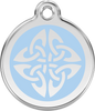 Pet Identification Tag | Tribal Arrows - light blue
