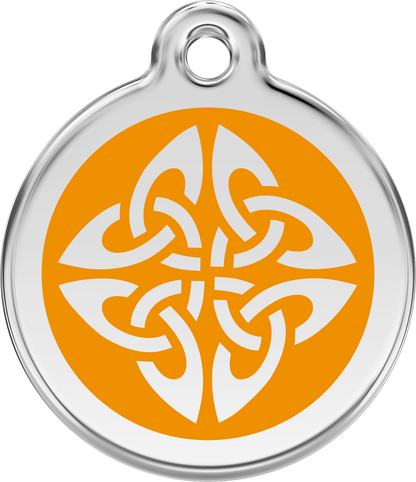 Pet Identification Tag | Tribal Arrows - orange