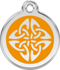Pet Identification Tag | Tribal Arrows - orange