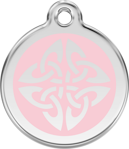 Pet Identification Tag | Tribal Arrows - light pink