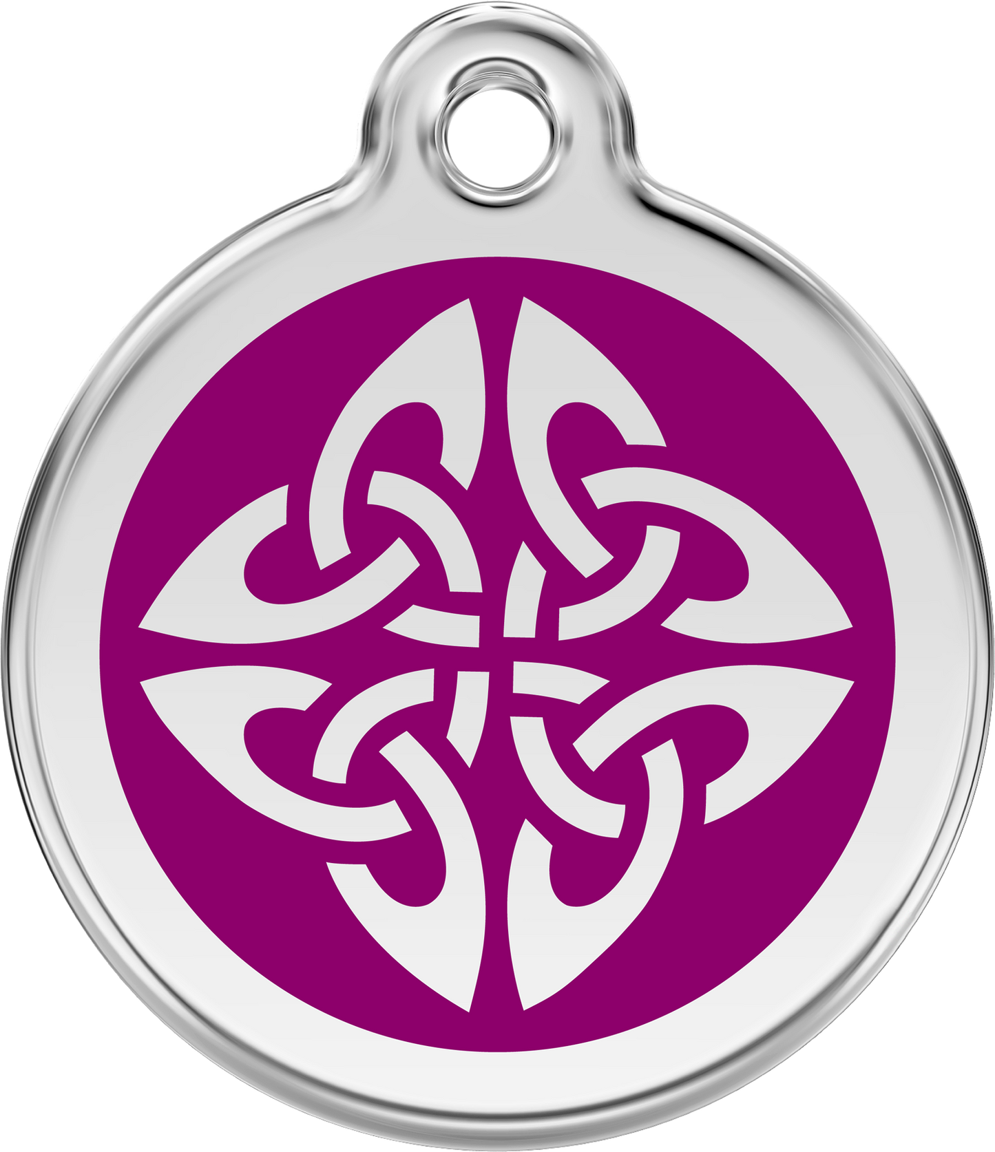 Pet Identification Tag | Tribal Arrows - purple
