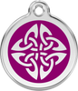 Pet Identification Tag | Tribal Arrows - purple