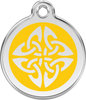 Pet Identification Tag | Tribal Arrows - yellow