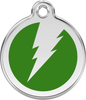 Pet Identification Tag | Flash - green