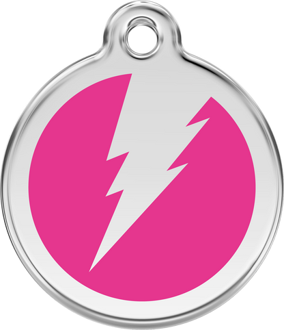 Pet Identification Tag | Flash - pink