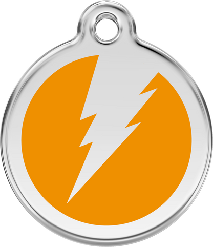 Pet Identification Tag | Flash - orange