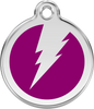 Pet Identification Tag | Flash - purple