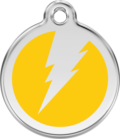 Pet Identification Tag | Flash - yellow