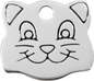 Pet Identification Tag | Cat Face