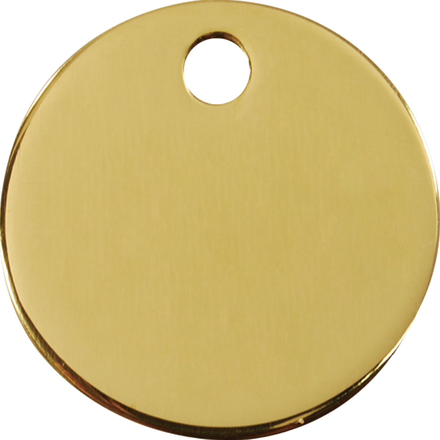 Pet ID Tag | Circle - Brass
