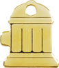 Pet ID Tag Brass Fire Hydrant