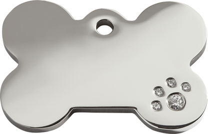 Identification Tag | Diamante [Bone]
