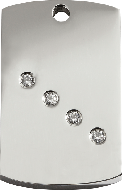 Identification Tag | Diamante [Rectangular]