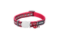 Cat Collar | Reflective Fish [Red]