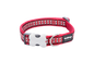 Dog Collar | Reflective Bones [Red]