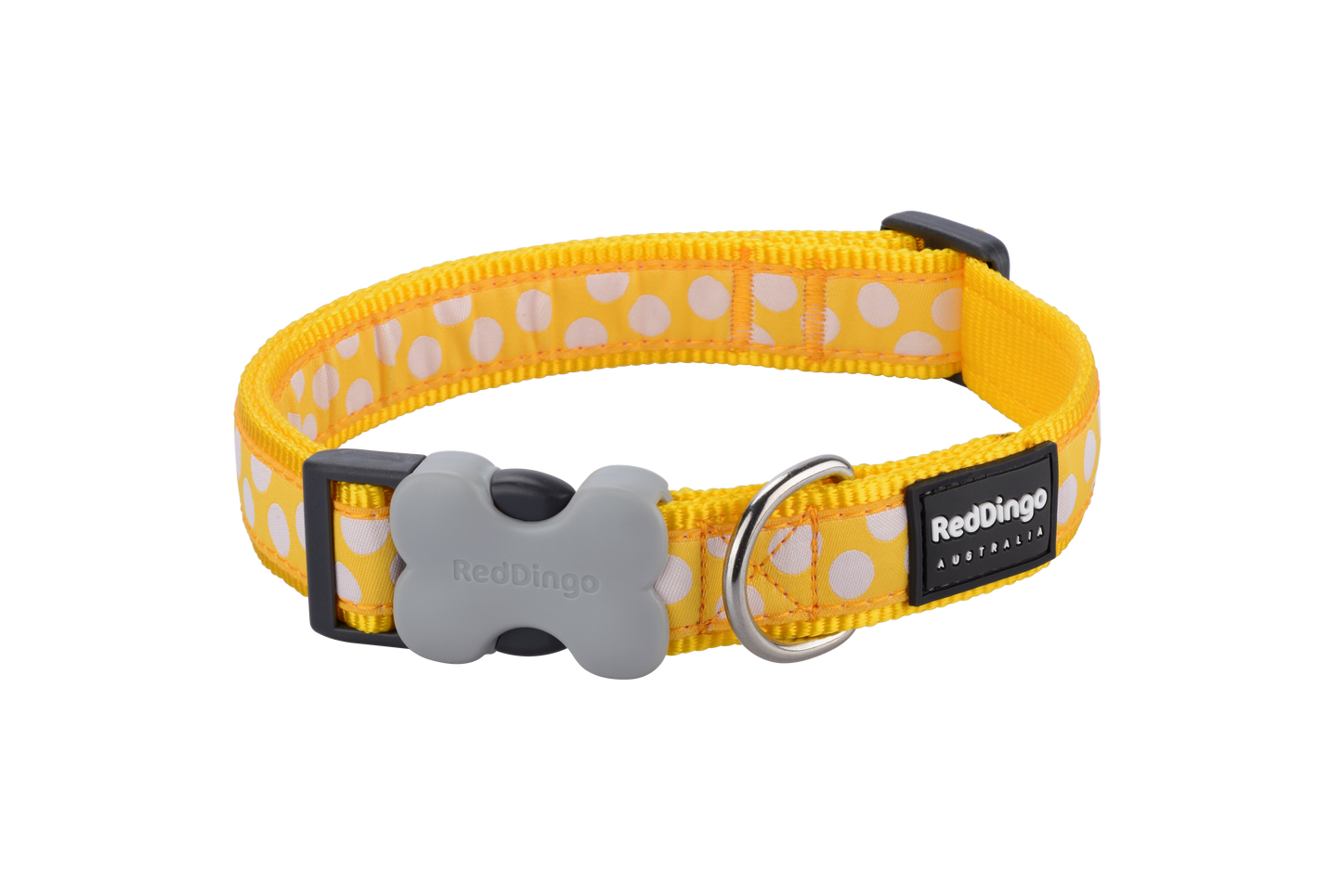 Dog Collar | White Spots [Yellow]