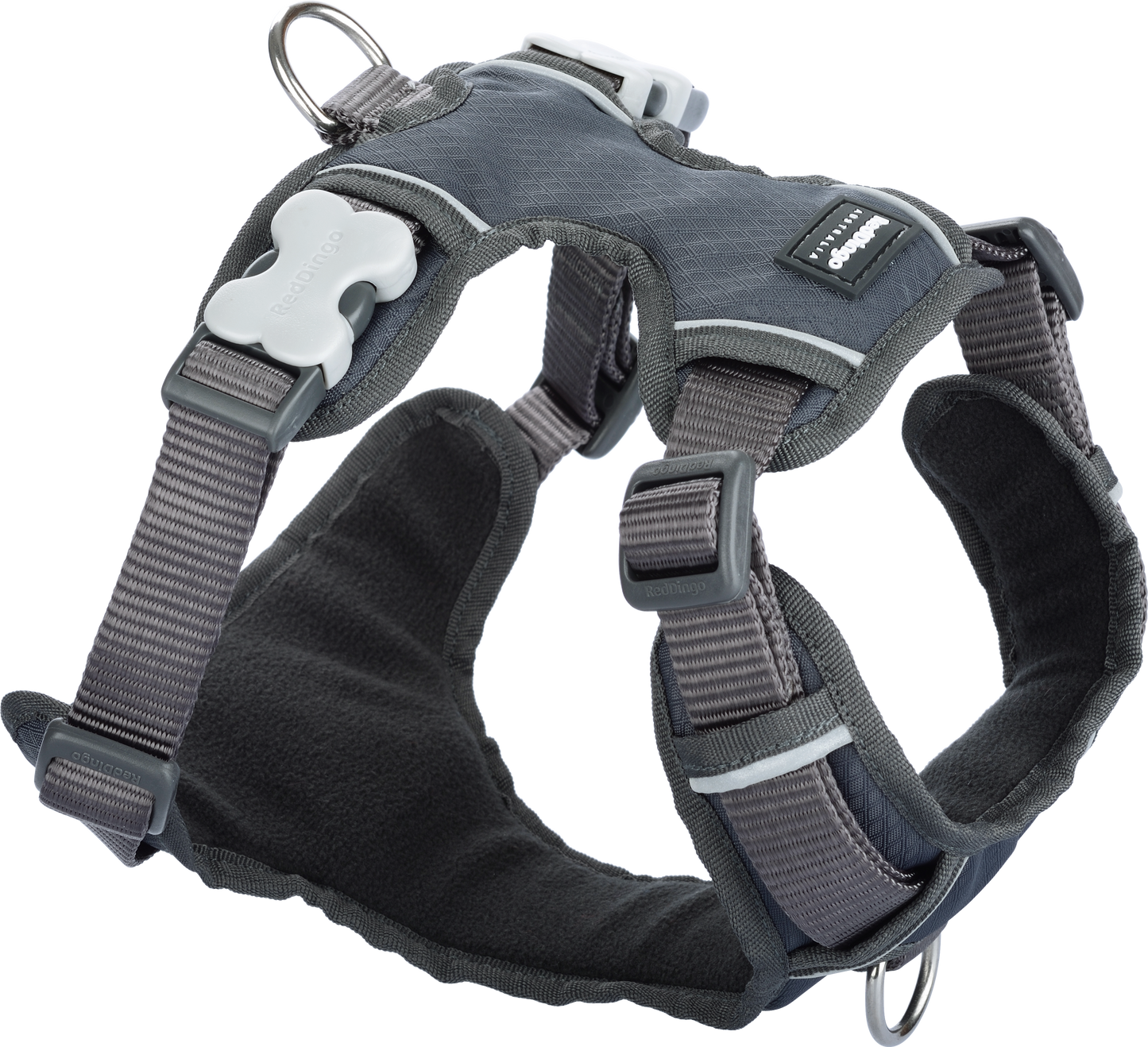 Padded Harness | by Red Dingo - grey