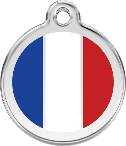 Pet Identification Tag | Country Flag France
