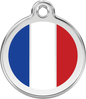 Pet Identification Tag | Country Flag France