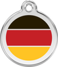Pet Identification Tag | Country Flag Germany