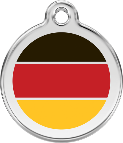 Pet Identification Tag | Country Flag Germany