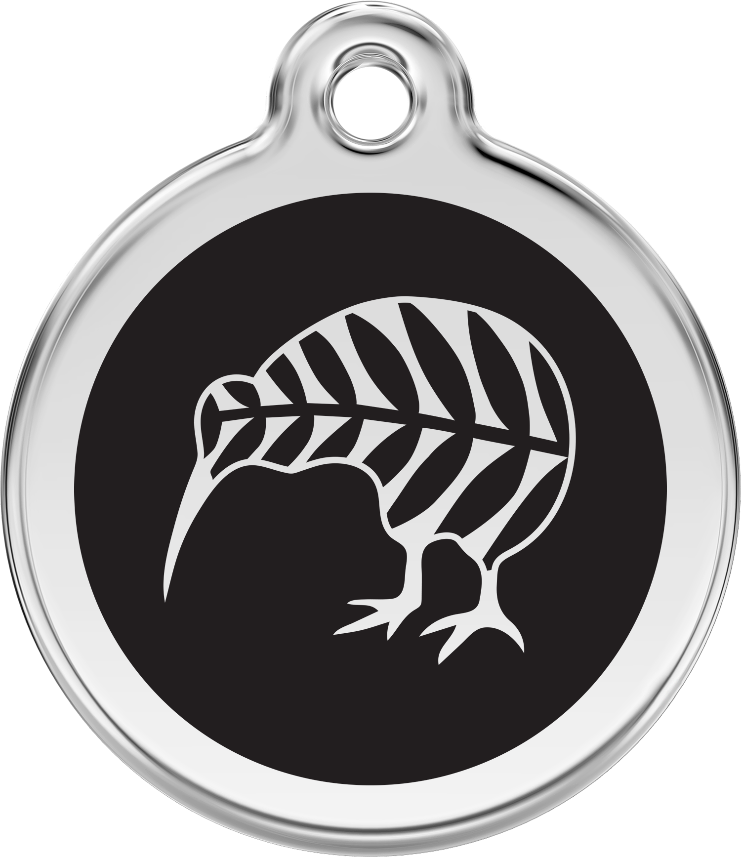 Pet Identification Tag | Kiwi - black