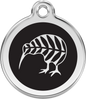 Pet Identification Tag | Kiwi - black