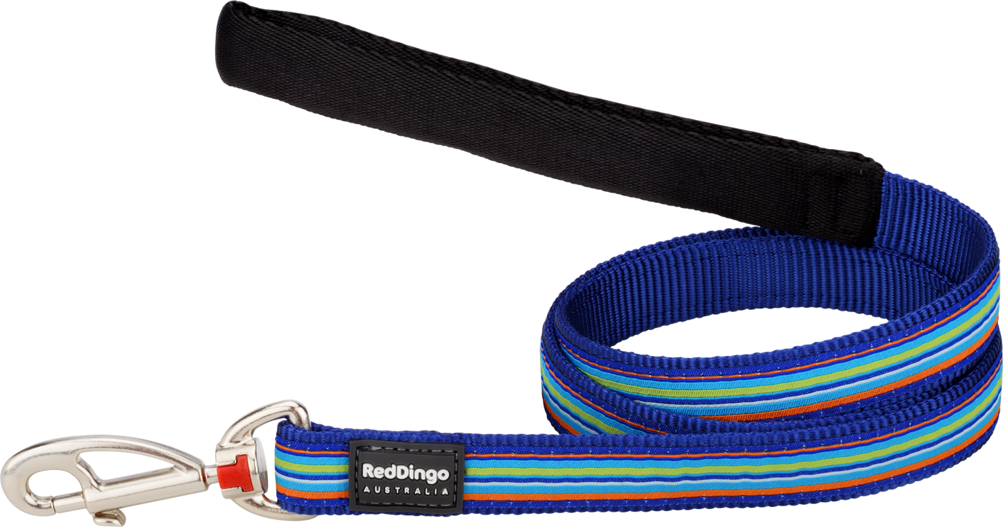 Dog Standard Leash | Horizontal Stripes [Navy]