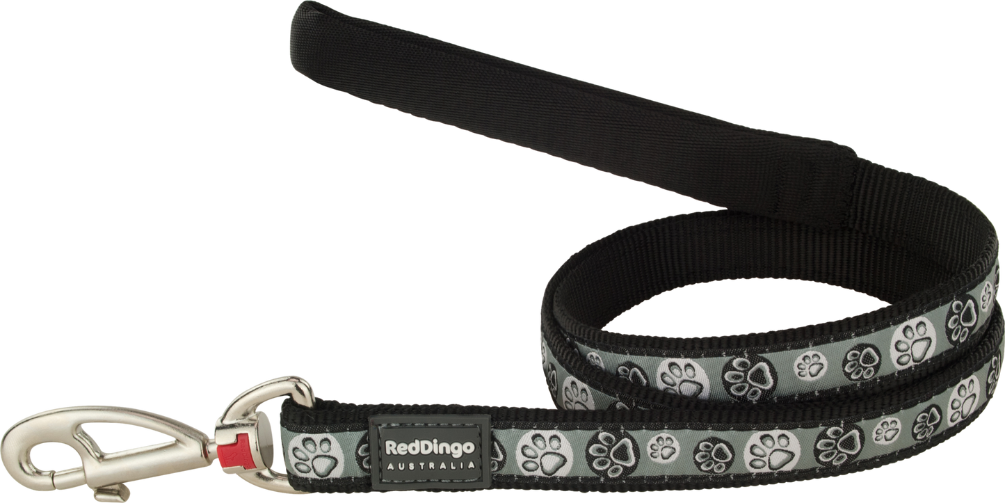 Dog Standard Leash | Paw Impressions [Black]