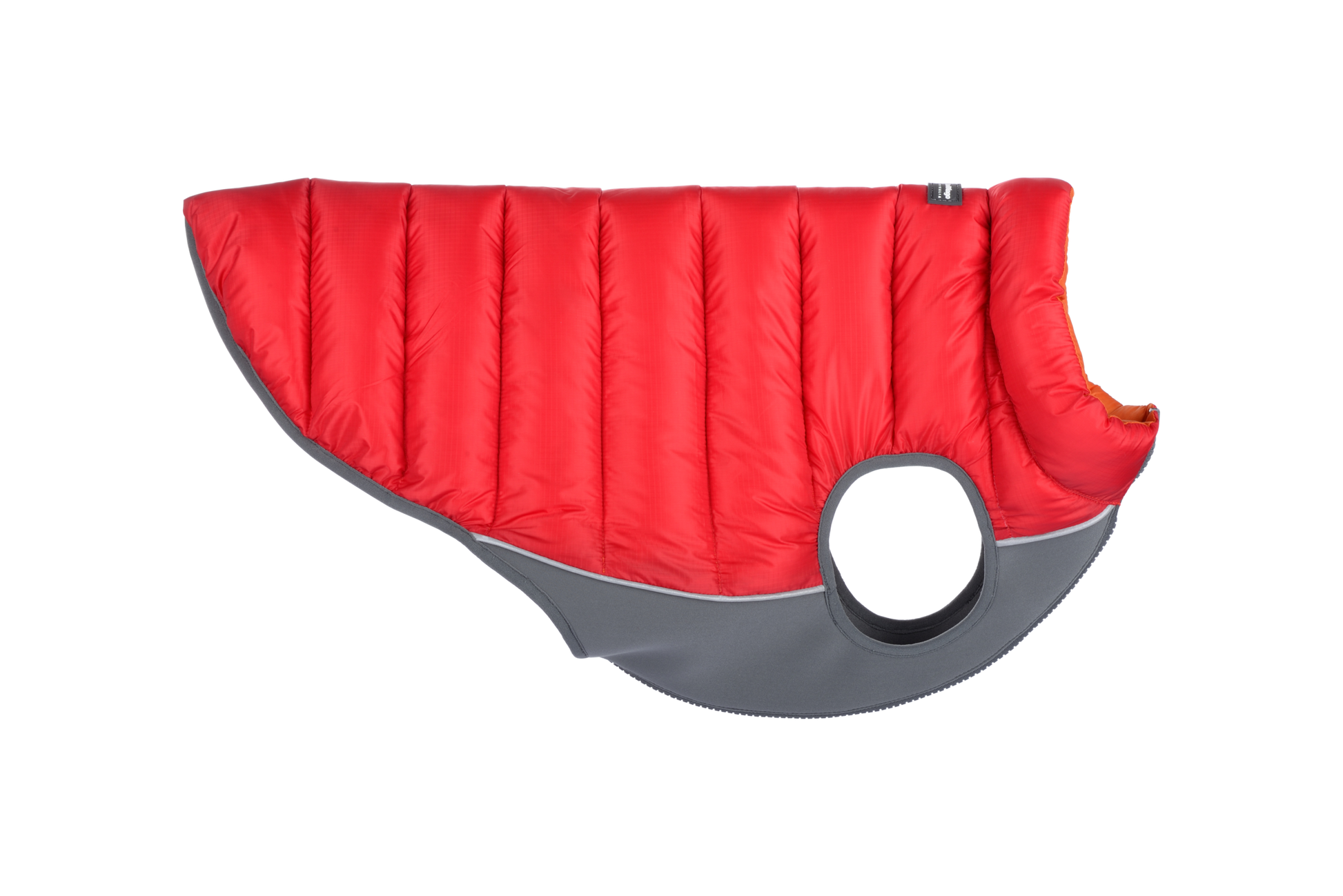 Dog Clothing | Puffer Jacket [Red/Orange] -side