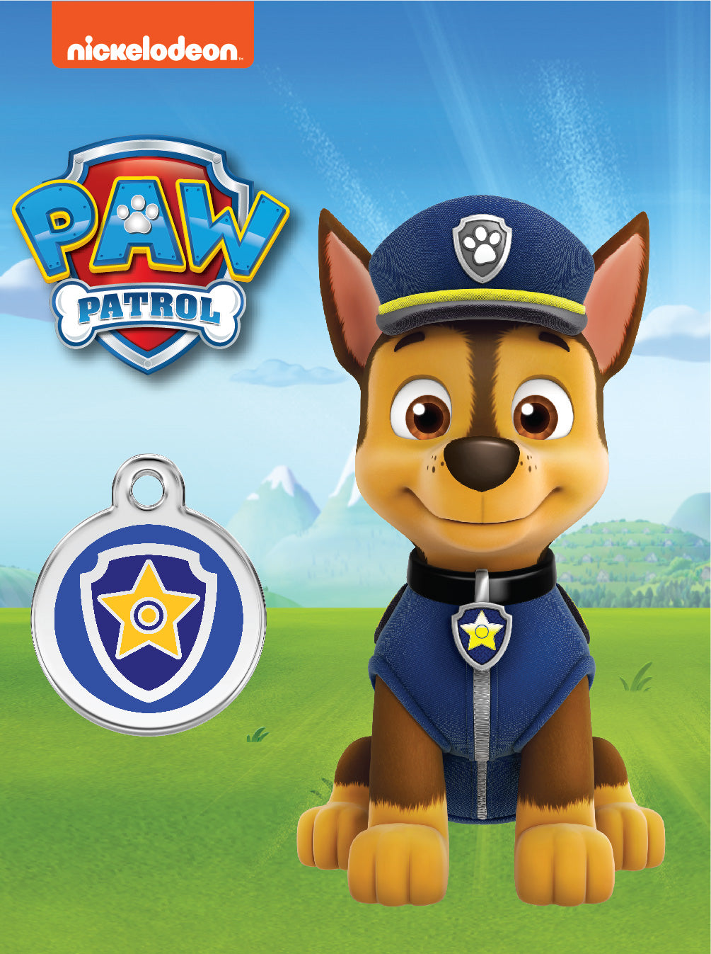 Pet Identification Tag | Paw Patrol - Chase