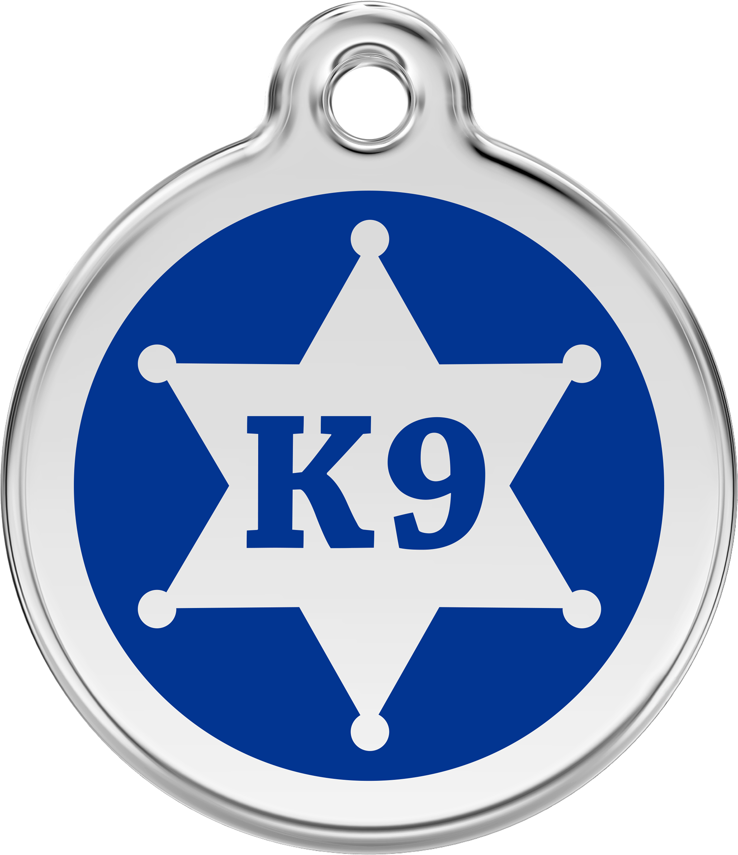 Pet Identification Tag | K9 Sheriff - blue