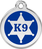 Pet Identification Tag | K9 Sheriff - blue