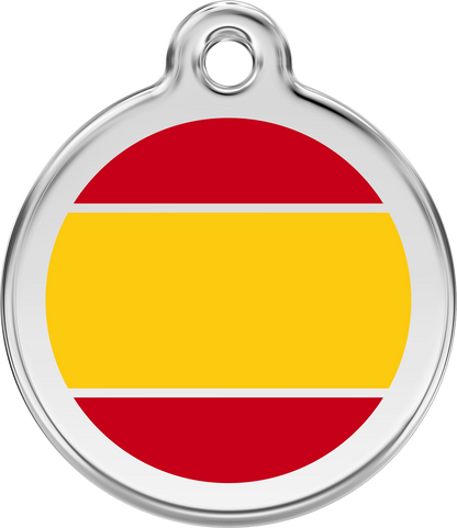 Pet Identification Tag | Country Flag Spain
