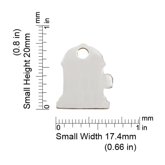 Measurements | ID Tag Fire Hydrant -small