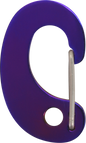 Tag Exchanger Clip - Purple