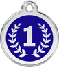 Pet Identification Tag | No. 1 Winner - blue