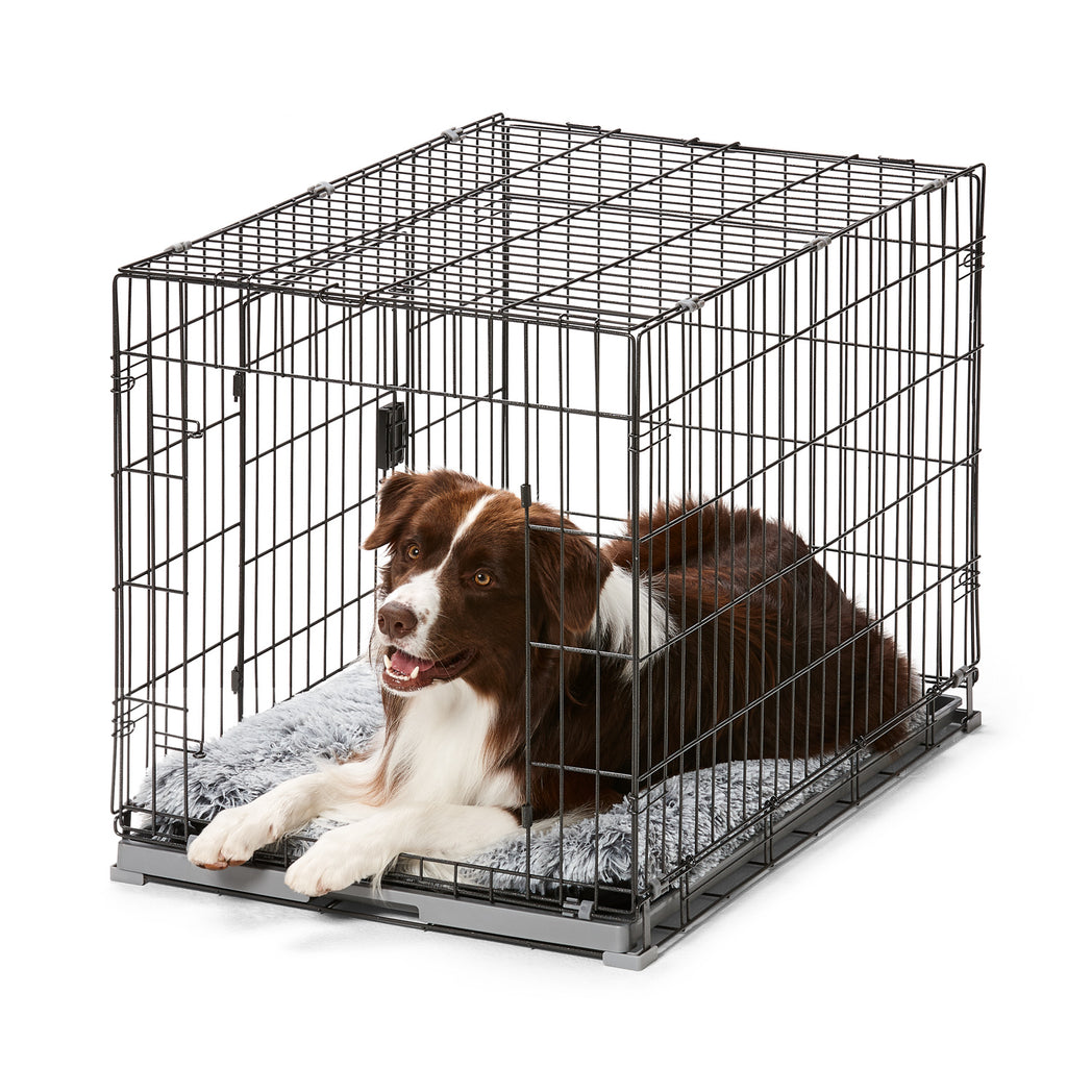 Pet Bed | Multimat [Silver Fox] | by Snooza -in Pet Crate with Dog