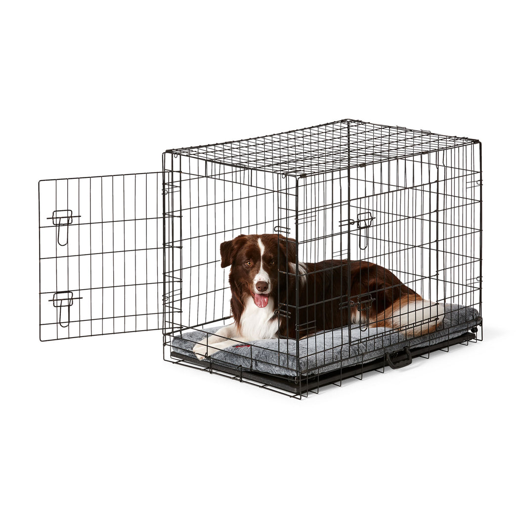 Pet Bed | Multimat [Chinchilla] | by Snooza -in Pet Crate with Dog