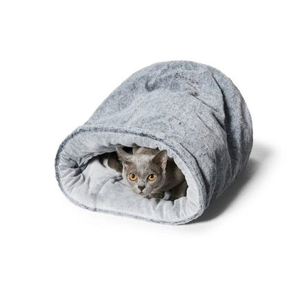 Pet Bed | Pet Tunnel/ Pet Pouch | Chinchilla -with cat
